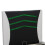 SlumberWorx (Black and White) Galaxy Ottoman Storage LED Headboard Gaming Single Black Bed Frame 16