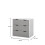 Timber Art Design UK 3 Drawer Chest Modern Bedroom Storage Unit 5