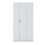 Timber Art Design UK White 3 Door Double Wardrobe Spacious Bedroom Storage Unit 2