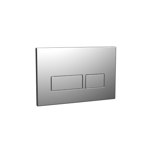 NES Home Nes Home Wall Hung Toilet Cistern Frame with Chrome Square Button Flush Plate 2