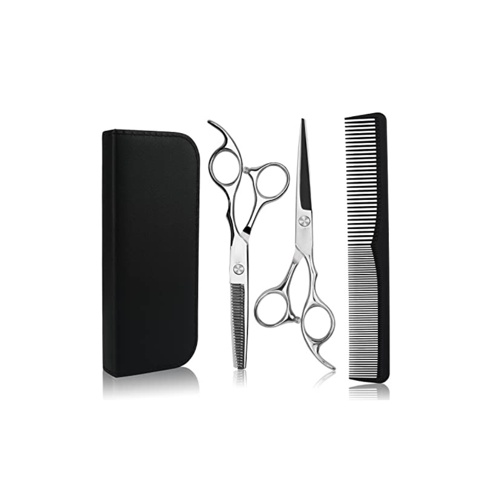 Photos - Shears & Haircut Chronus Barber Scissors Set, Professional Hairdressing Scissors Kit  f(Hair Beard Trimming Styling Beauty Thinning Scissors)