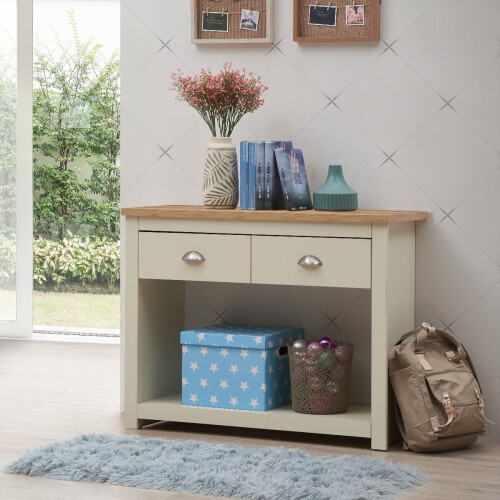 Timber Art Design UK Modern Console Table with Storage Stylish Hallway or Living Room Unit