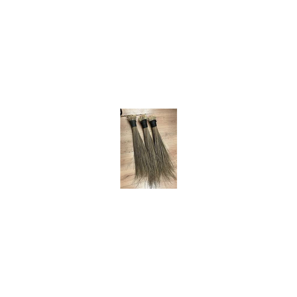 1X Natural Handmade African Broom from West Africa - Igbale