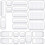 (21 PCS) 25 Desk Drawer Organizer Trays Clear Plastic Storage Boxes Divider for Makeup 1