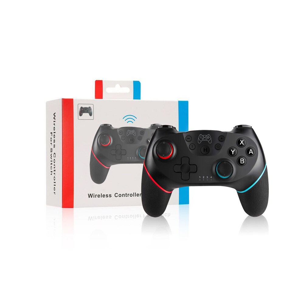 ( Blue) Pro Switch Wireless Bluetooth Controller Gamepad Joystick Console Nintendo Gamer Red/Blue