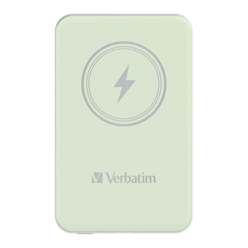 Verbatim "Charge 'n' Go Magnetische Wireless Power Bank 5000 Grün"