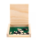 Wooden Travel Chess Set. Pegged Pieces. 3