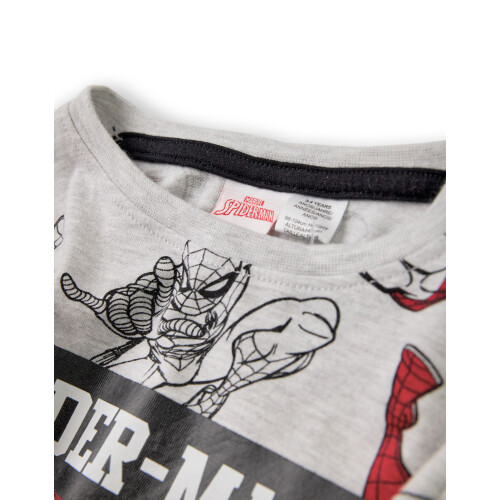 Marvel (4-5 Years) Marvel Long Sleeve Long Leg Pyjama Set (Boys Grey) 2