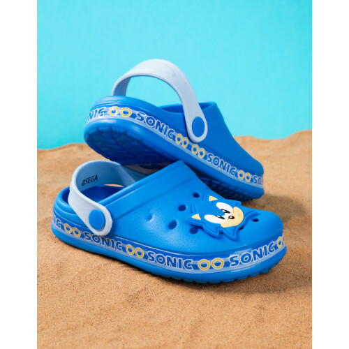 Sonic The Hedgehog (2 UK Child) Sonic the Hedgehog Clogs (Boys Blue) 1