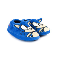 (12 UK Child) Sonic the Hedgehog 3D Slippers (Boys Blue)
