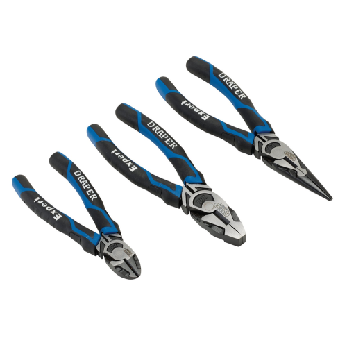 Draper Draper 3PC.HD PLIER SET - BLUE 28033 28033 High Leverage Plier Set (3 Piece)