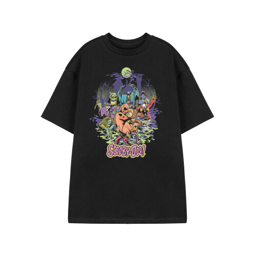 Scooby Doo (Medium) Scooby Doo Short Sleeved T-Shirt (Unisex Black) 2