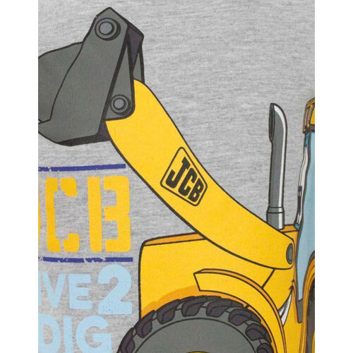 JCB (5-6 Years) JCB Short Sleeved T-Shirt (Boys Grey) 2