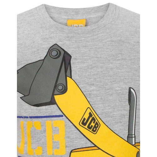 JCB (5-6 Years) JCB Short Sleeved T-Shirt (Boys Grey) 1