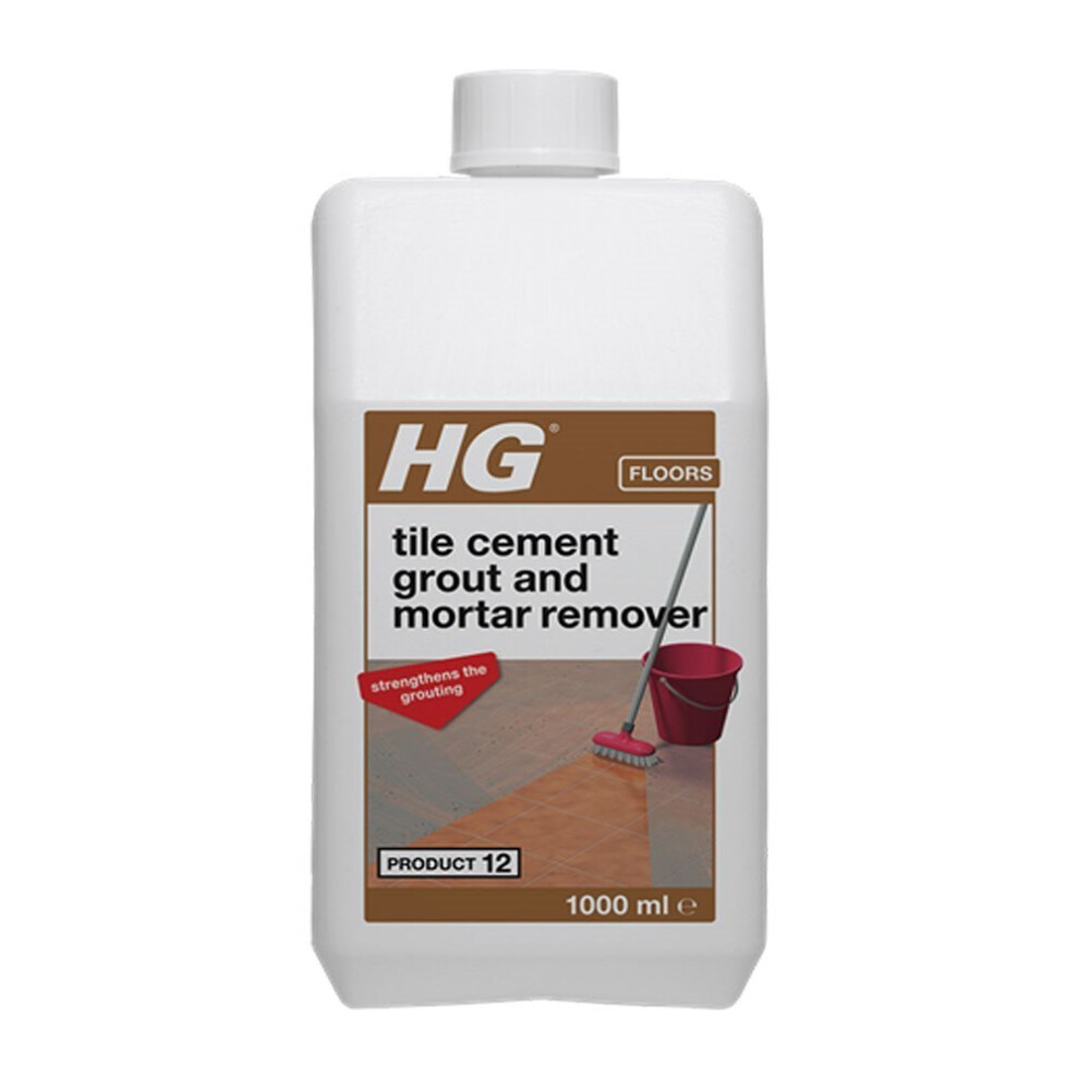 HG Tiles Cement Grout And Mortar Remover 1 Litre (Product Number 12)