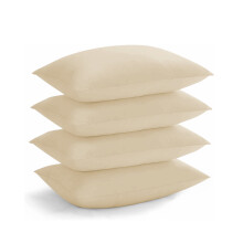 (Pack of 2, Cream Pillow Cover) 2, 4, 6 X Pillow Case Soft Bedroom Pillows Covers