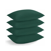 (Pack of 4, Emerald Green Pillow Cover) 2, 4, 6 X Pillow Case Soft Bedroom Pillows Covers