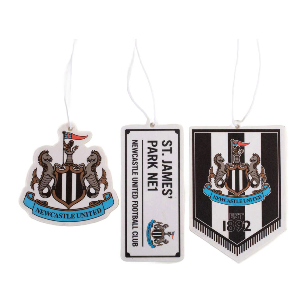 Newcastle United Fc Newcastle United Three Pack Air Fresheners: Crest, St James' Park & Pennant