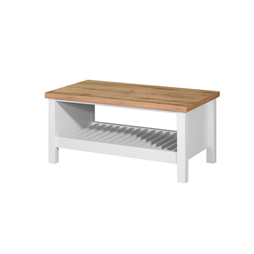 Timber Art Design UK Modern Coffee Table with Open Storage Shelf Stylish Living Room Unit 2