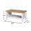 Timber Art Design UK Modern Coffee Table with Open Storage Shelf Stylish Living Room Unit 6