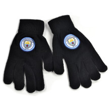 Man City Knitted Gloves