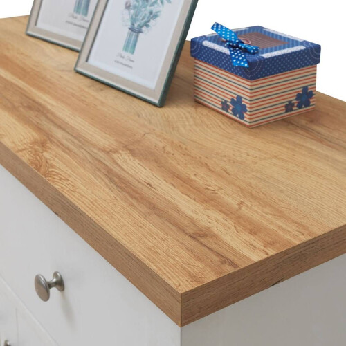 Timber Art Design UK Astbury Compact Sideboard TAD270 - 2 Doors & 2 Drawers, Modern Storage Unit 2