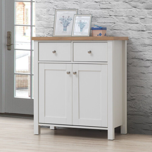 Timber Art Design UK Astbury Compact Sideboard TAD270 - 2 Doors & 2 Drawers, Modern Storage Unit