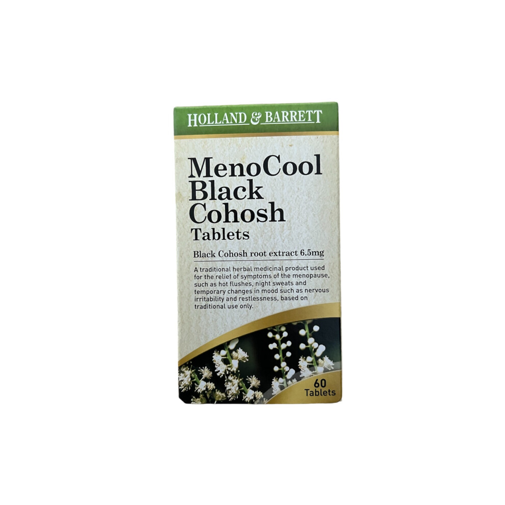 Holland & BarrettMenoCool Black Cohosh 60 Tablets