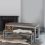 Noa and Nani (Hever Dining Table in Grey and Dark Pine) Hever Dining Table 3