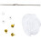 DIY Crochet Kit - Snowflakes - White - 3 pcs 3
