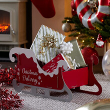 Festive Fun Festive Gift Sleigh perfect for showcasing your gifts