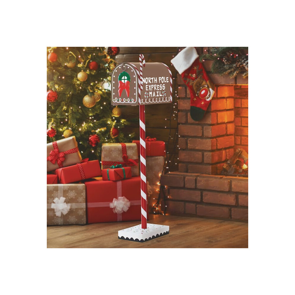 Winter Charm Gingerbread Metal Postbox create the wonderful atmosphere