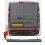 Vauxhall Vivaro 2000-2014 Rear Bumper Centre Section Grey Textured 1