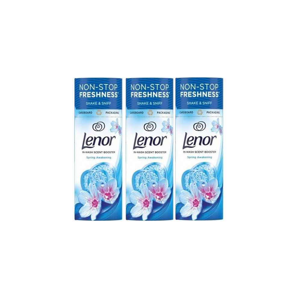 Lenor In Wash Laundry Beads Spring Awakening Fragrance Scent Boosters (3x 245g)