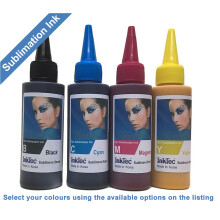 (4 Colour Set - CMYK) Sublinova Sublimation ink - Mug & T-Shirt printing