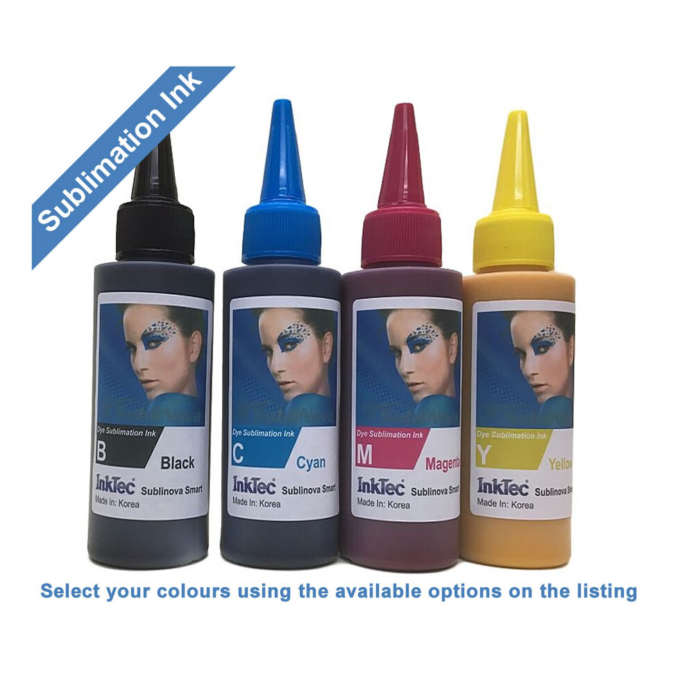 (4 Colour Set - CMYK) Sublinova Sublimation ink - Mug & T-Shirt printing