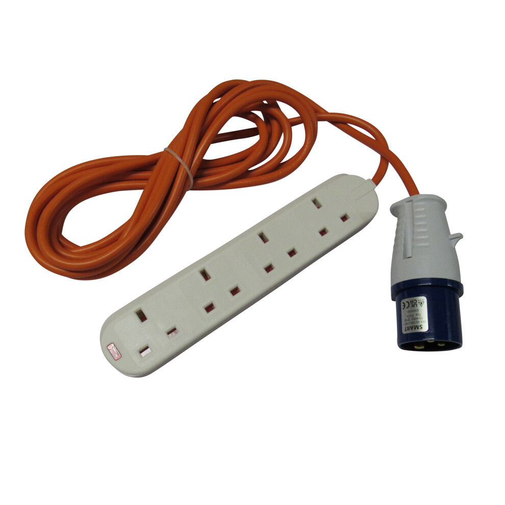 (15M) Camping 4 Way Extension Lead (Hook Up Cable)
