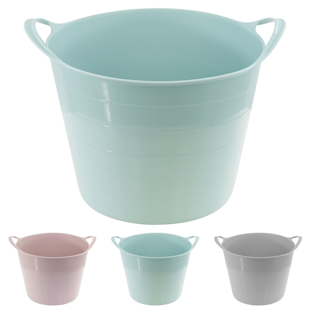 GEEZY Flexi Tub Heavy Duty Storage Basket Home Garden Laundry Toys Bucket Trug 7L