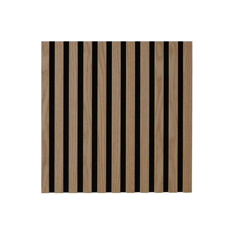 (Natural Oak) Acoustic Wall Panel Wrapped MDF 2400mm x 600mm ECO