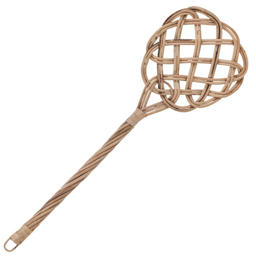 URBN Living Bamboo Wicker Carpet Beater Rug Car Mat Sofa Cleaner