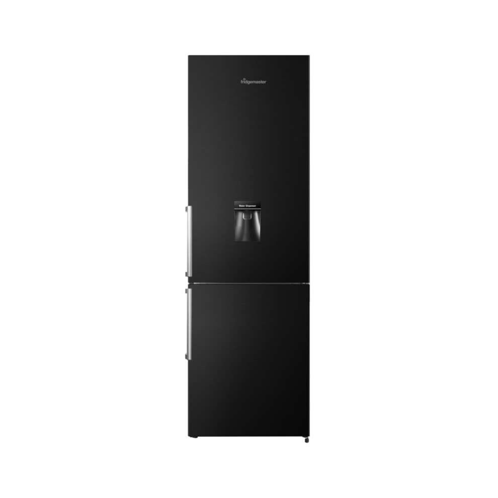 Fridgemaster 70/30 Fridge Freezer - Black - E Rated