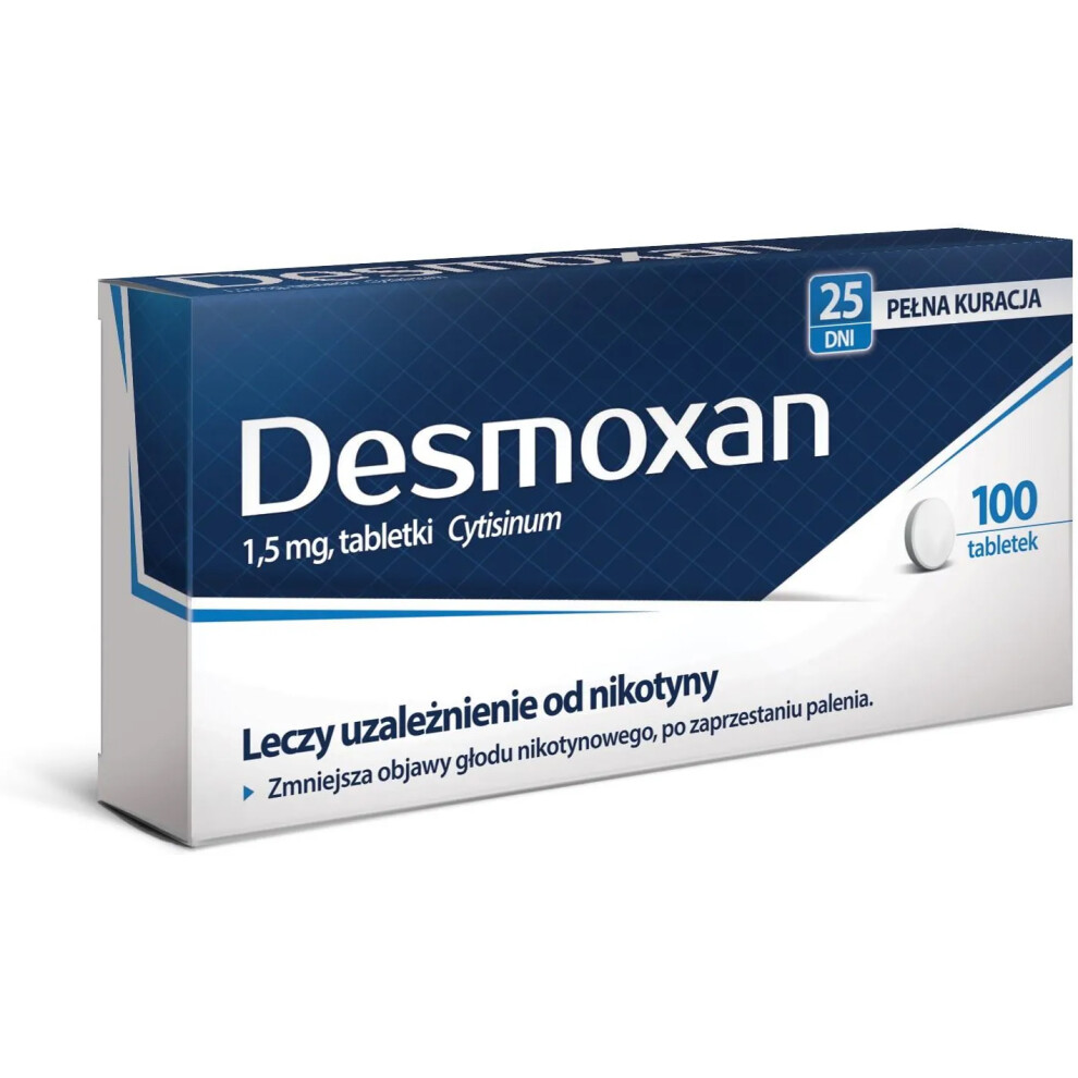 DESMOXAN 100x tabs Nicorette NiQuitin SMOKING CESSATION Full treatment