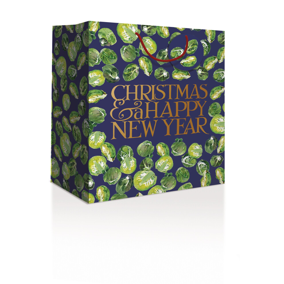 Woodmansterne Emma Bridgewater Brussels Sprouts Large Gift Bag Christmas Gift Accessory