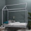 Noa and Nani Jansen Scandinavian Single Bed Frame in Silk Grey 5