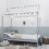 Noa and Nani Jansen Scandinavian Single Bed Frame in Silk Grey 1