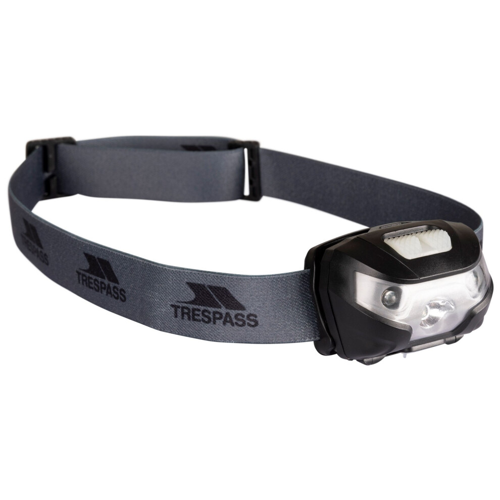 Trespass Bazan Rechargeable Head Torch - Black - Size: ONE size