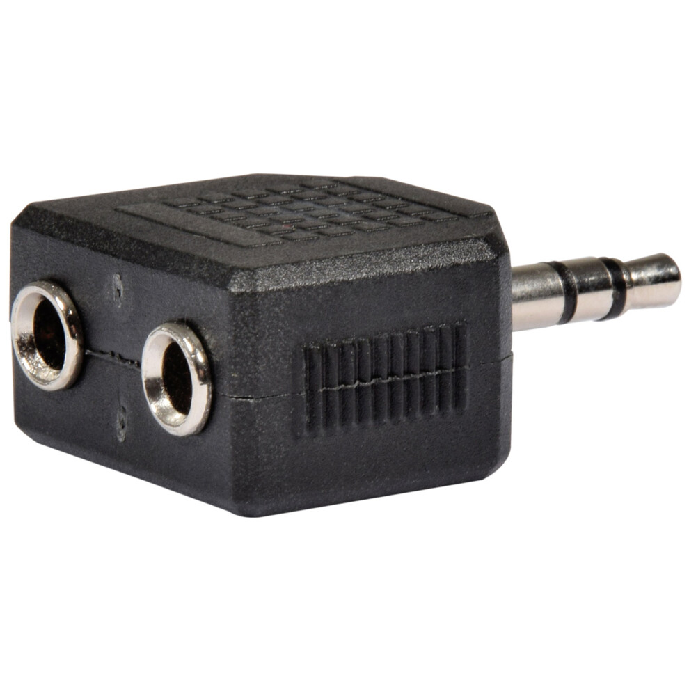 Qtx Splitter 3.5Mm Stereo Jack Plug 2 X 3.5Mm Stereo Jack Sockets 5015972044803