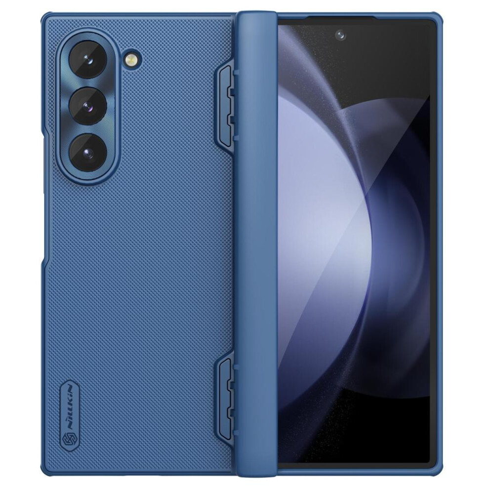 (No Magnetic Blue, as the picture) For Samsung Galaxy Z Fold 6 5g Case Nillkin Super Frosted Shield