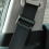 (Black) 2PCS Plastic Strong Adjustable Car Safty Belt Clip 7