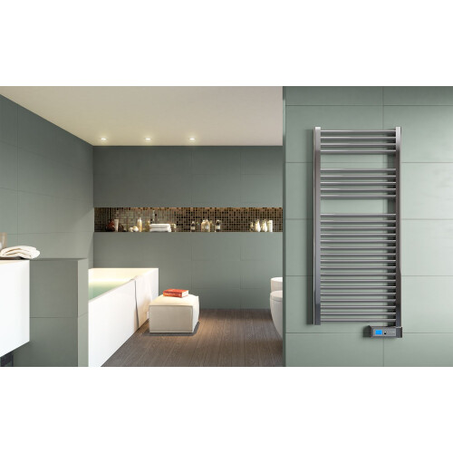 Harmoni Ebro HS100C 750W Chrome Electric Towel Rail 1